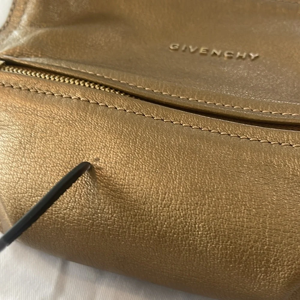 Givenchy Pandora Mini crossbody bag golden brown - Picture 10 of 17